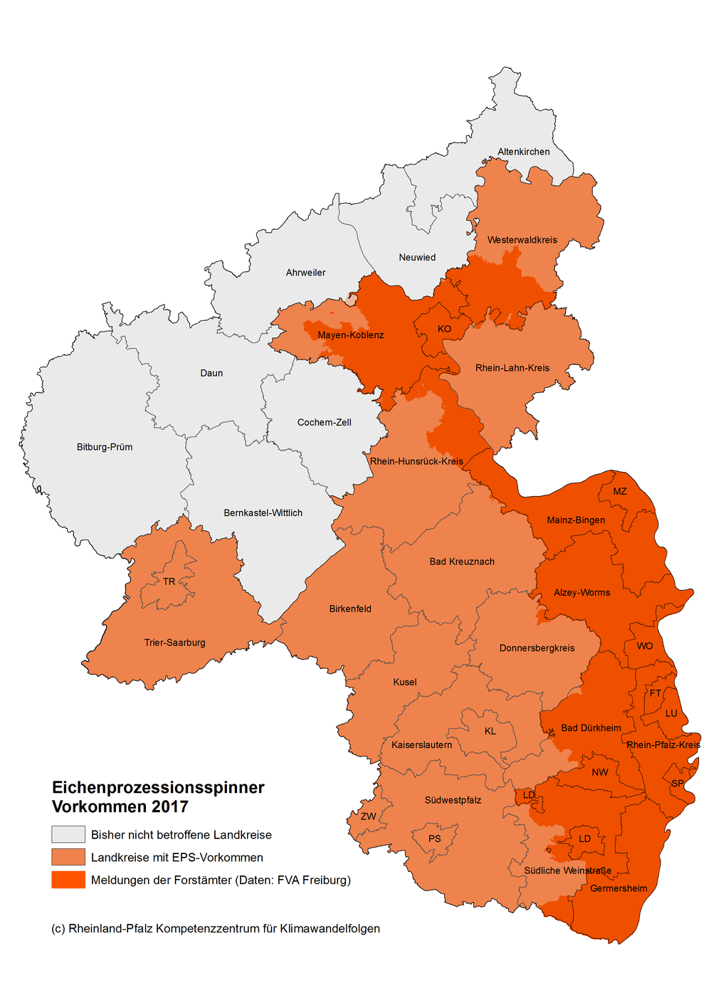 EPS-Meldungen in Rheinland-Pfalz 2013-2017