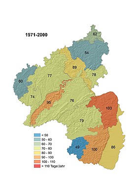 Trockenheitsindex 1971-2000
