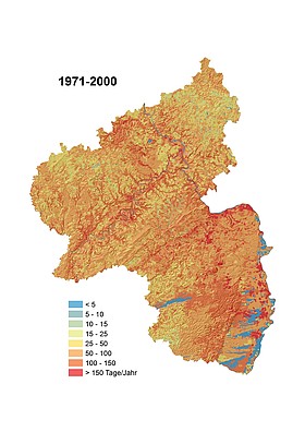 Trockenheitsindex 1971-2000 