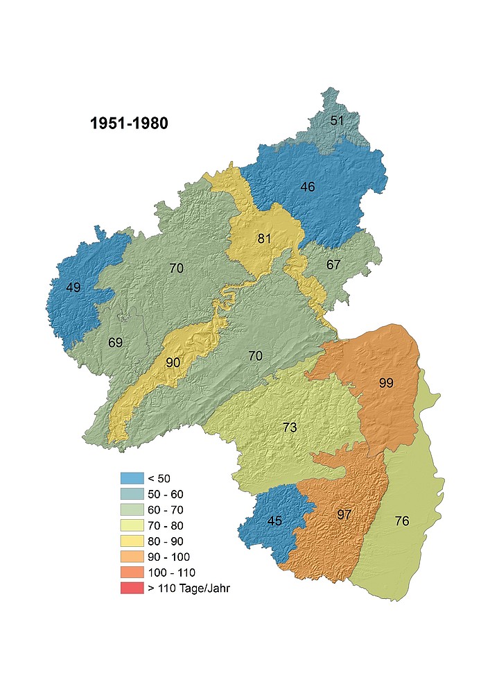 Trockenheitsindex 1951-1980